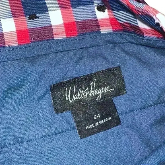 Walter Hagen Plaid Golf Shorts Men’s size 34 - Picture 4 of 6